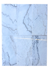 White and Greyish Marble 12x24 Wall and Floor Tile Polished Finish for Bathroom Shower, Kitchen Backsplash, Fireplace Surround